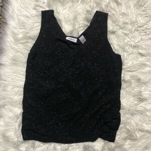 Chico’s travelers glitter sparkle tank top medium